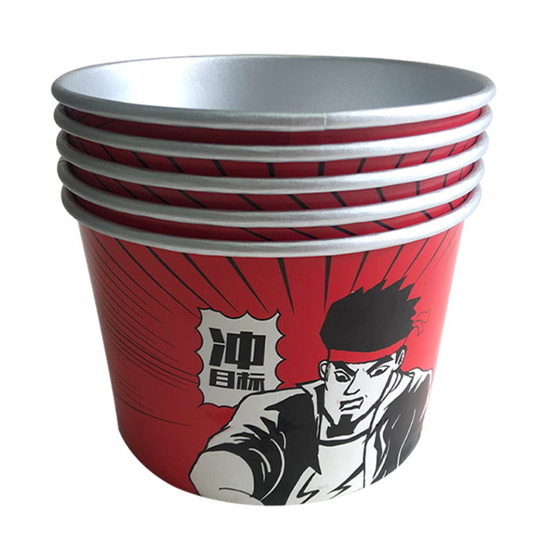 1500ML 가열 알루미늄 호일 종이 샐러드 그릇