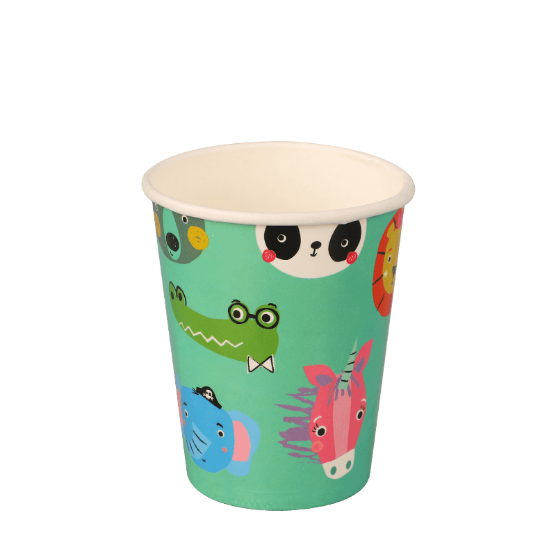 10oz 재활용 가능한 차가운 커피 마시는 종이컵